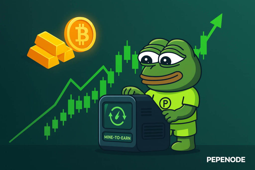Gold Nears $4K as Bitcoin Turns Bullish – Is PEPENODE the Next Crypto to Explode?