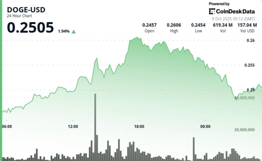 Rejected at $0.26, Slides 2% as Profit-Taking Hits Rejected at $0.26, Slides 2% as Profit-Taking Hits