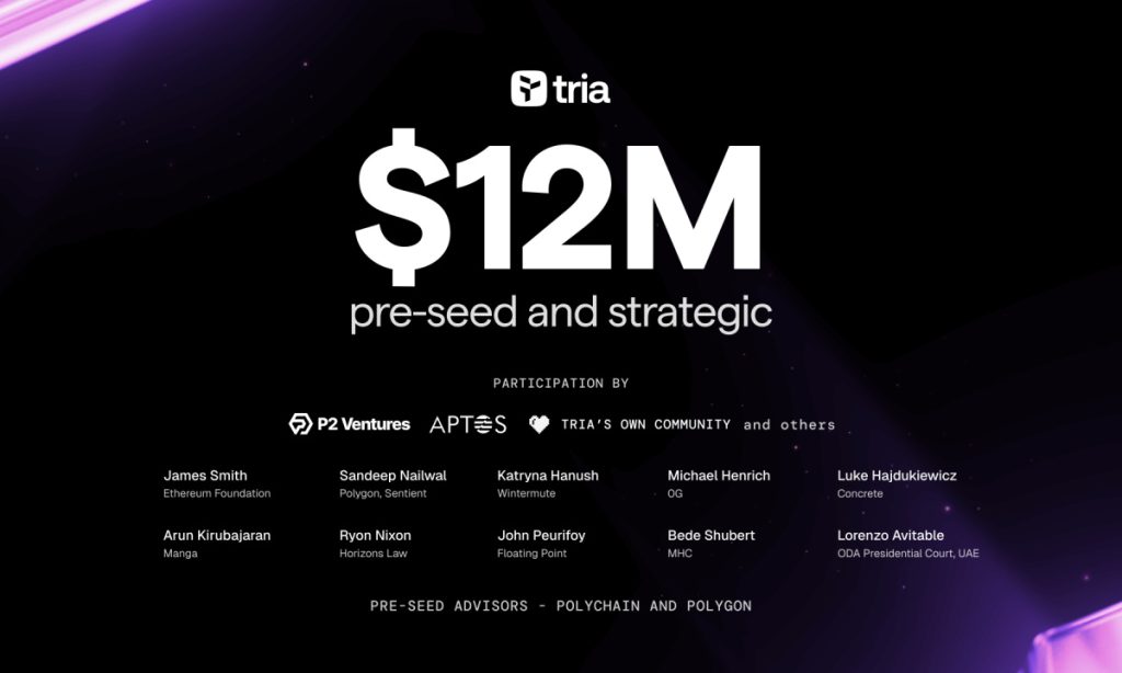 Tria Raises $12M To Be The Leading Self-custodial Neobank And Payments Infrastructure For Humans And AI. Tria Raises $12M To Be The Leading Self-custodial Neobank And Payments Infrastructure For Humans And AI.