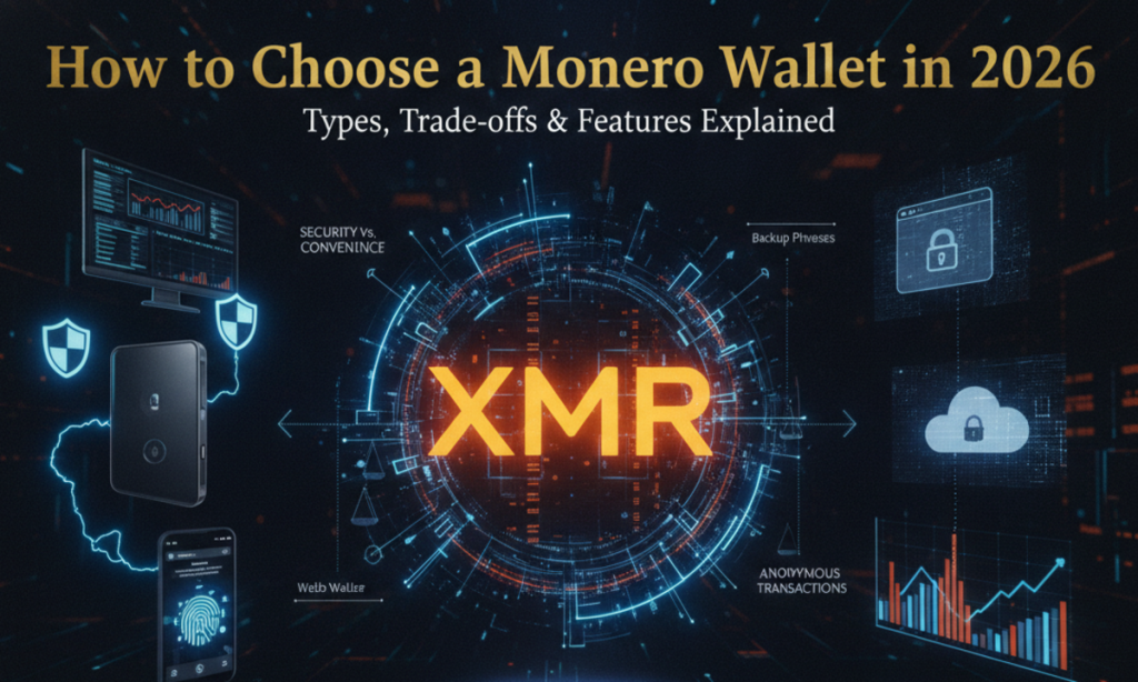 How To Choose A Monero Wallet In 2026- Types, Trade-offs, And Features How To Choose A Monero Wallet In 2026- Types, Trade-offs, And Features